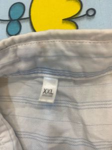 Blue &amp; White Plaid Shirt(shrug Jacket Free)