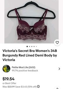 Imported Victoria's Secret Designer Bra