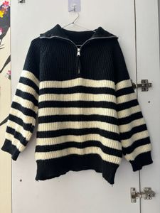Black &amp; White Pullover