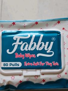 Fabby Baby Wipes - 80 Pulls