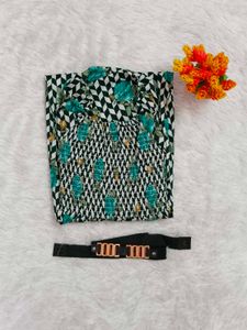 Floral Print Top with belt ,each 299 only