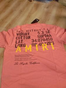 Amiri Pink Back Print