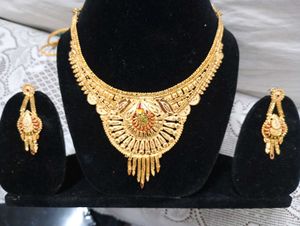 Gold Plated Necklace Set