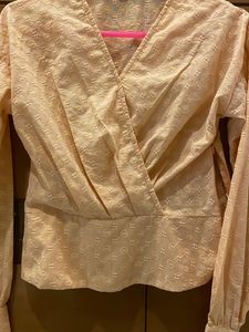 Peach Cotton Top