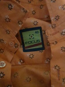 Orange Color Full Shirt