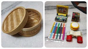Toys & Games & Bamboo Container ✨