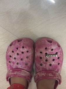 Pink Crocs