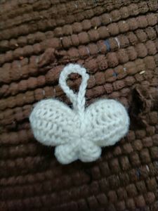 Chrochet Keychain Of Buterfly