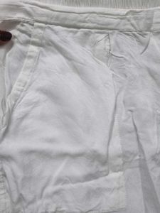 Men&#39;s White Dhoti Pants