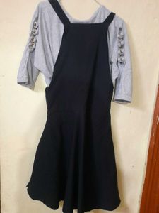 Cute Dark Blue Jumper Dress