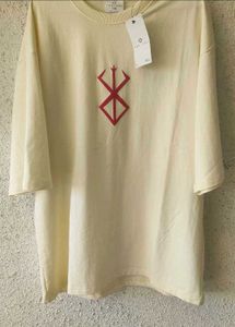 Oversized Puff Printed T-shirt Anime Print Berserk