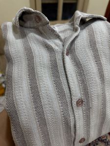 Zara Striped Button-Down Shirt