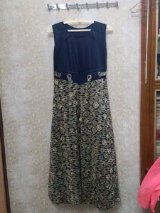 Unused Patterned Maxi Dress