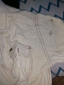 boys 10 year old shirt. used only some times. there is black spot on left front sleeve pls refer the 2nd pic.