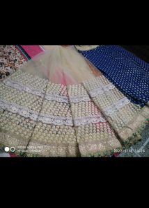 Wedding Saree With Golden Blouse