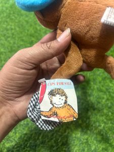 CROCODILE CREEK PLUSH 5" MONKEY WITH HATS "CAPS