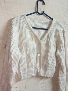Trendy Women&#39;s Crop Cardigan Sweater