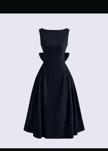 Backless With Bow Dress