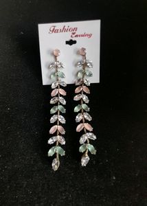 Beautiful Stoned Long Earrings