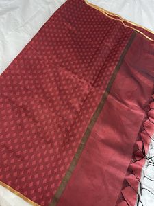 Maroon Banarasi Dupatta