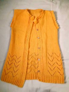 Handmade Knitted Sweater Vest Jacket Cardigans Kid
