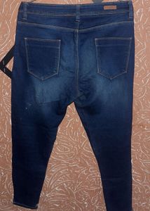 Dark Blue Denim Jeans