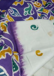 Pure Cotton Batick Saree