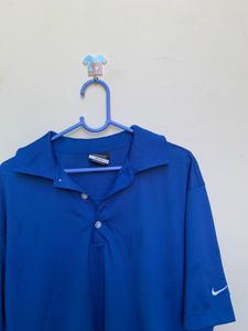 Nike Blue Polo Shirt