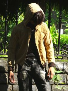 Men&#39;s Corduroy Hooded Jacket