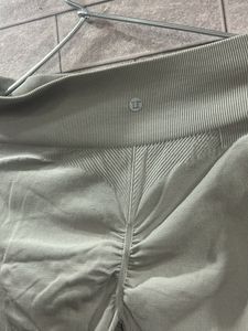 Sage Green Ribbed Leggings