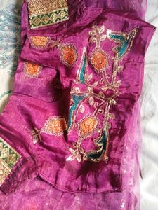 Beautiful Purple Sari