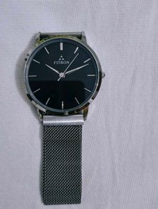 Fitron Magnetic Silver Watch (Unisex)