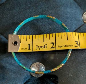 Blue Glass Bangle Set