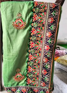 Green Saree Partywear 🌿