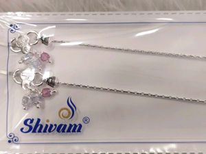 pure silver anklet