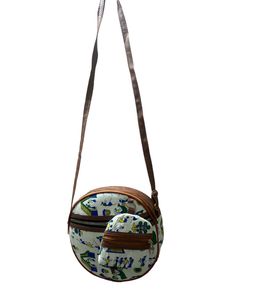 Round Printed Crossbody Bag