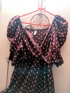 Polka Dot Mini Dress
