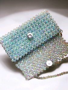 Green Bead Clutch