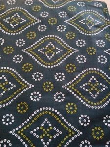 Green Olive Bandhini Special Cotton Fabric