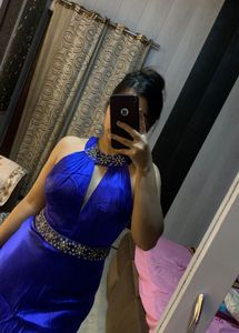 Elegant Blue Ethnic Gown🦋💙💕