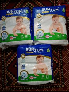 Pack Of 3 ,72x3, Peice Medium Size
