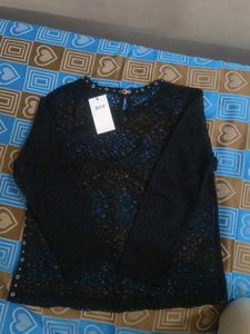 Elegant Black Lace Top