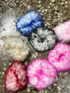 12 Pcs Of fur Rubber Band // Soft And Good Looking