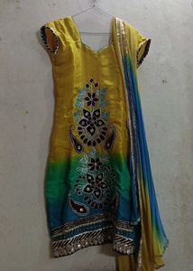 Gota Pati Embroidered Suit Set