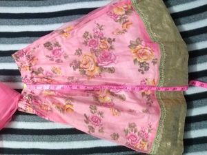 Lehenga Kurti Dupatta Set For 2-4 Years Girl
