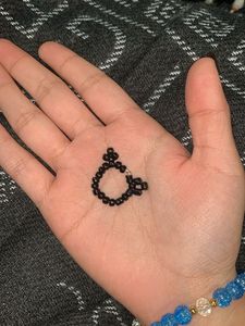 Cute Beaded Cat/ Kuromi Ring