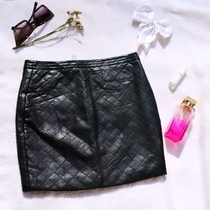 Leather Skirt