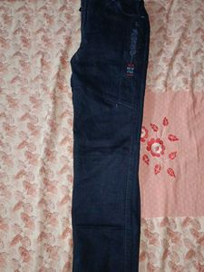 Dark Wash Cotton Jeans