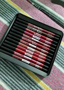 Bold Matte Lipliner Pack Of 12 Pcs