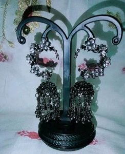 Oxidised Blackpolish Earrings